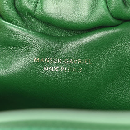 Mansur Gavriel Lambskin Mini Cloud Clutch Green 6 of 9