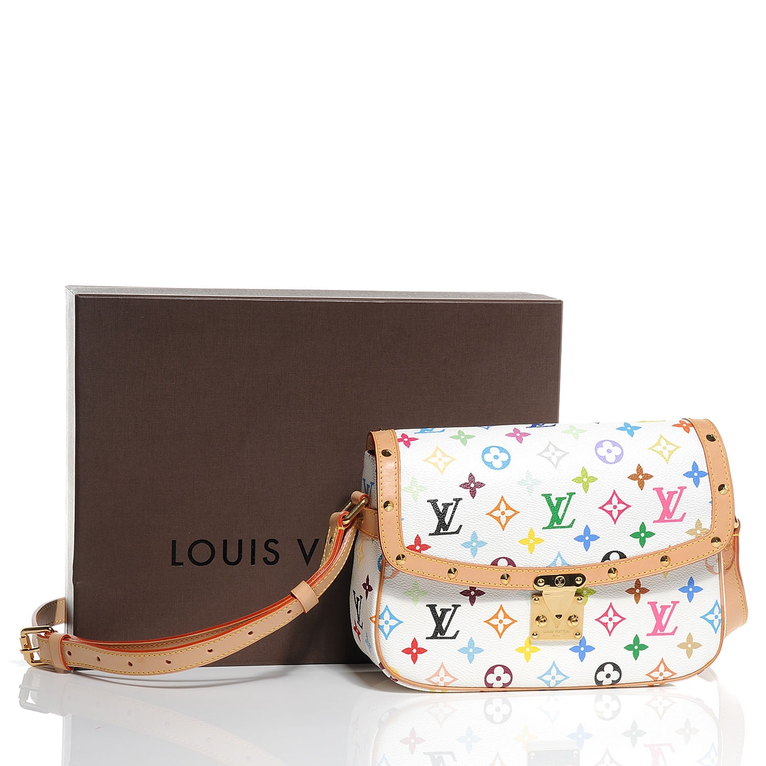 Louis Vuitton Monogram Multicolor Sologne White 5 of 7