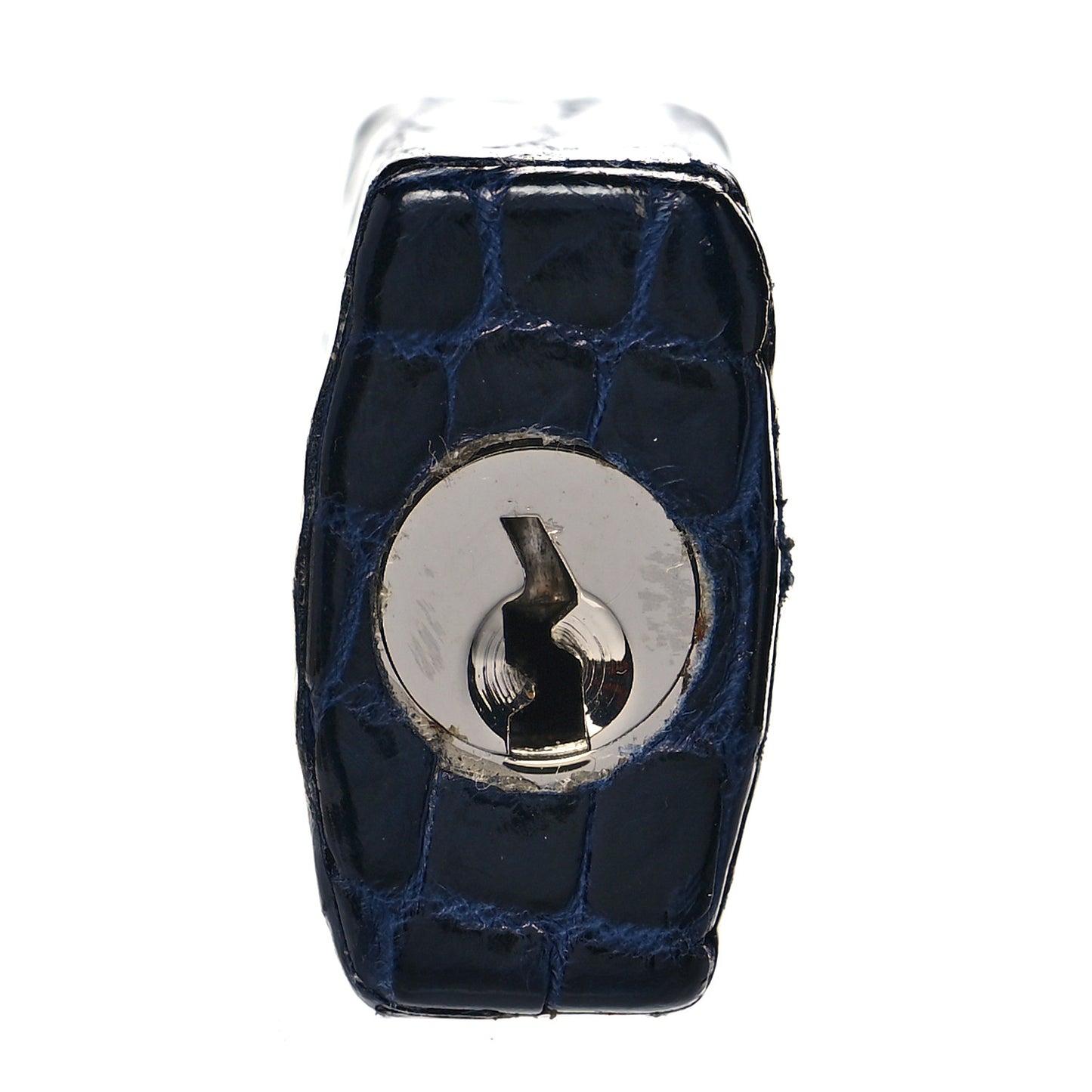 Shiny Porosus Crocodile Birkin 30 Bleu Marine
