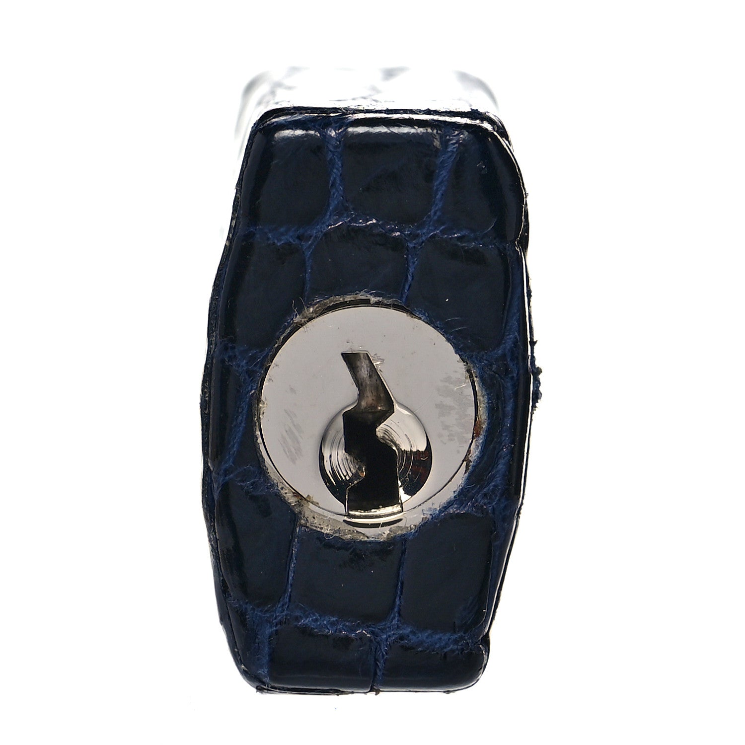 Hermes Shiny Porosus Crocodile Birkin 30 Bleu Marine 34 of 35