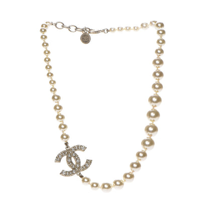 Chanel Graduated Pearl CC Short Necklace Gold 3 of 7