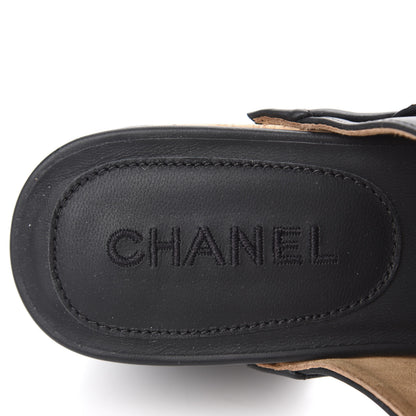 Chanel Calfskin CC Turn Lock Clog 39 Black 8 of 9