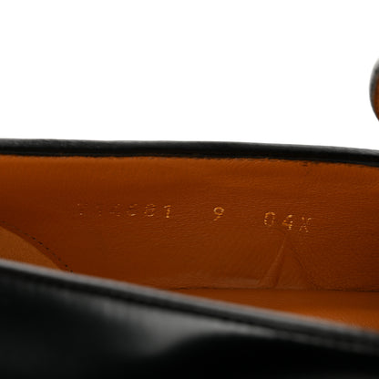 Gucci Calfskin Mens Tassel Loafers 9 Black 8 of 9