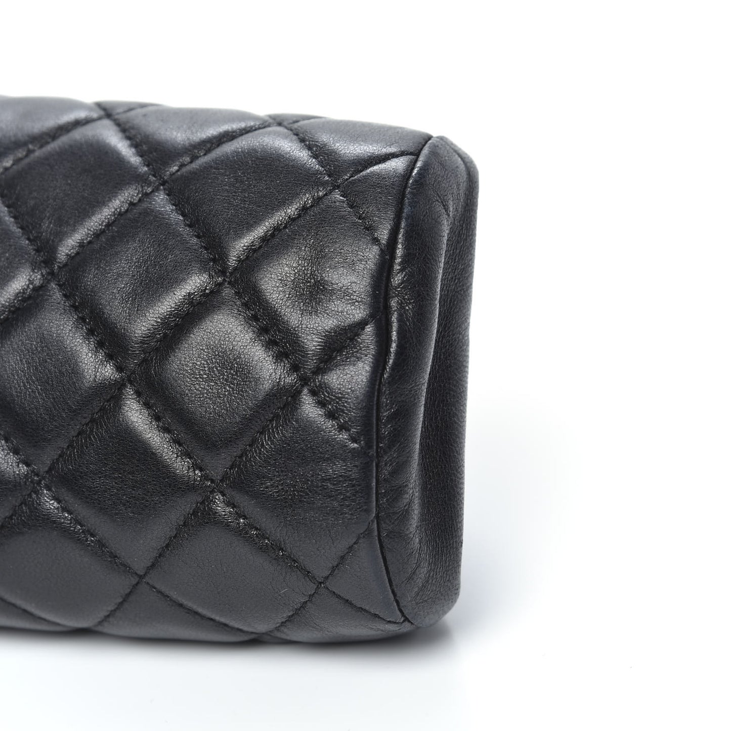 Lambskin Quilted Timeless Clutch Black