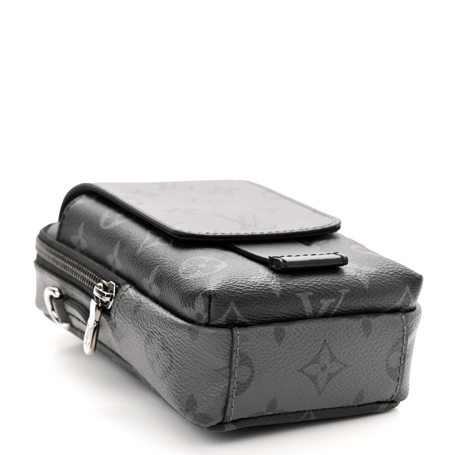 Louis Vuitton Monogram Eclipse Reverse Double Phone Pouch NM 4 of 10