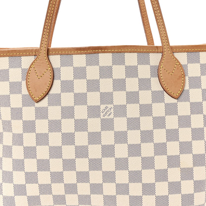 Louis Vuitton Damier Azur Neo Neverfull MM Rose Ballerine 10 of 13