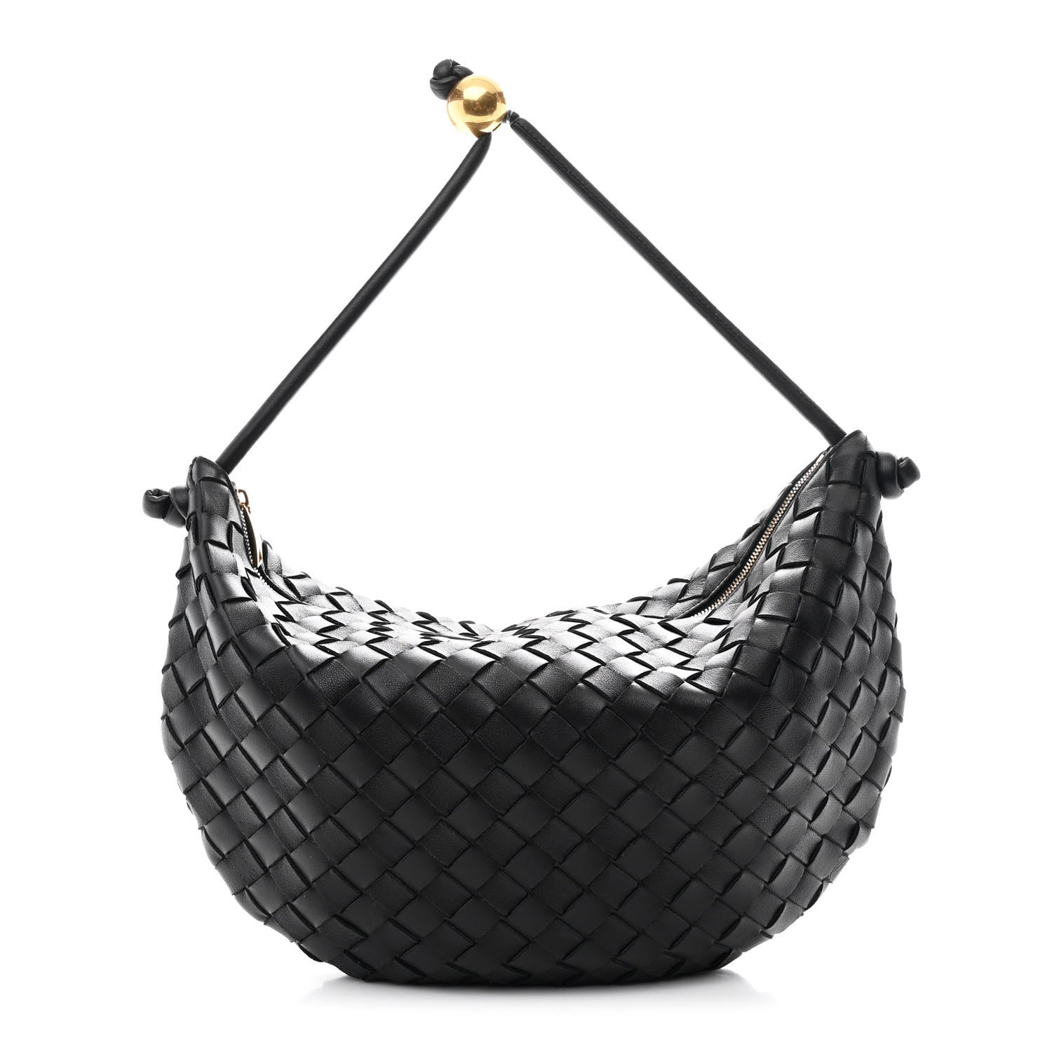 Bottega Veneta Nappa Intrecciato Medium Turn Pouch Black 1 of 8