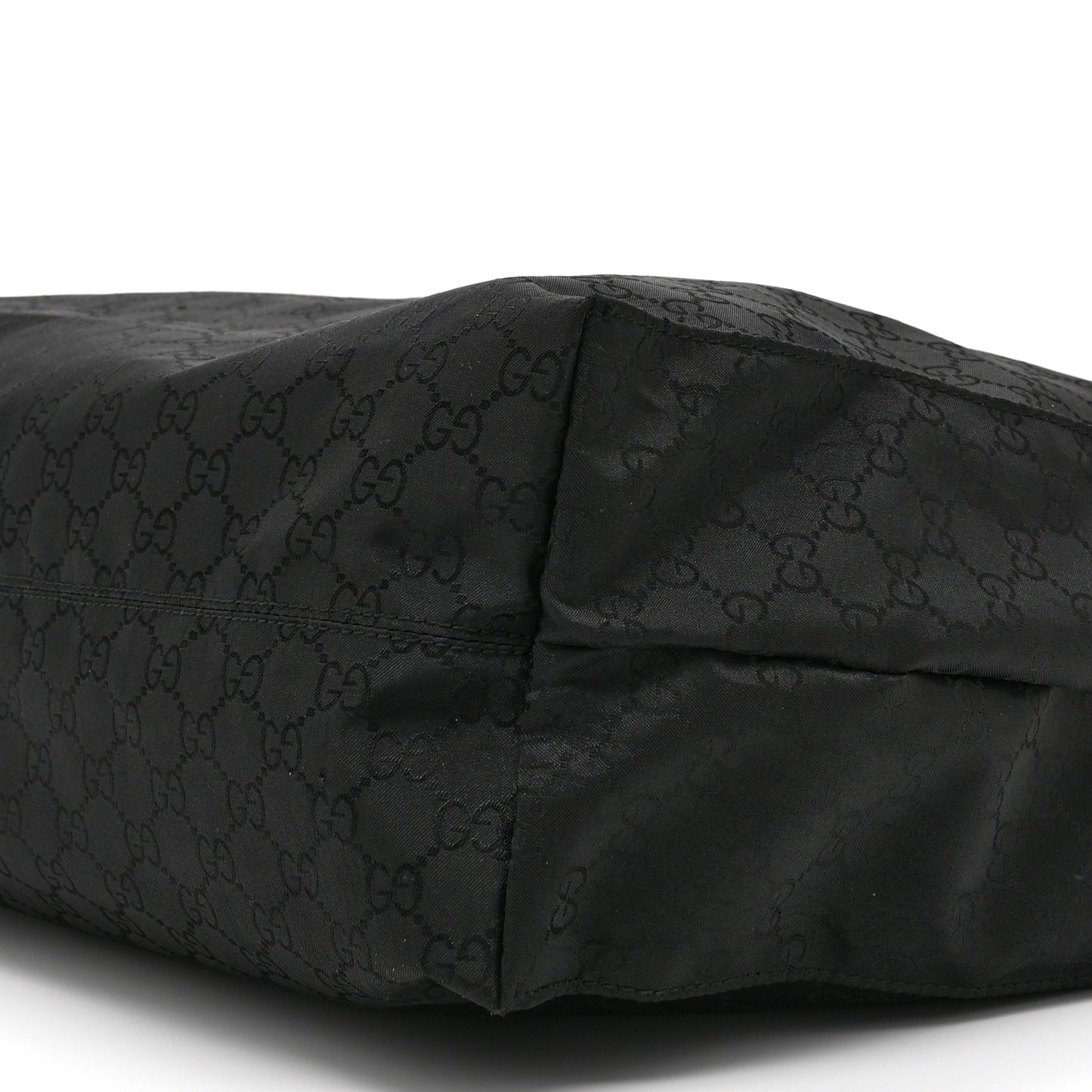Nylon Monogram Vertical Tote Black