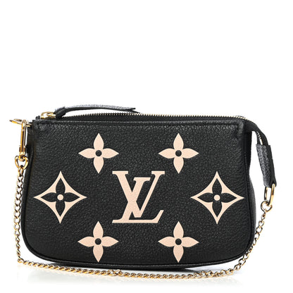 Louis Vuitton Empreinte Monogram Giant Mini Pochette Accessories Black 1 of 4