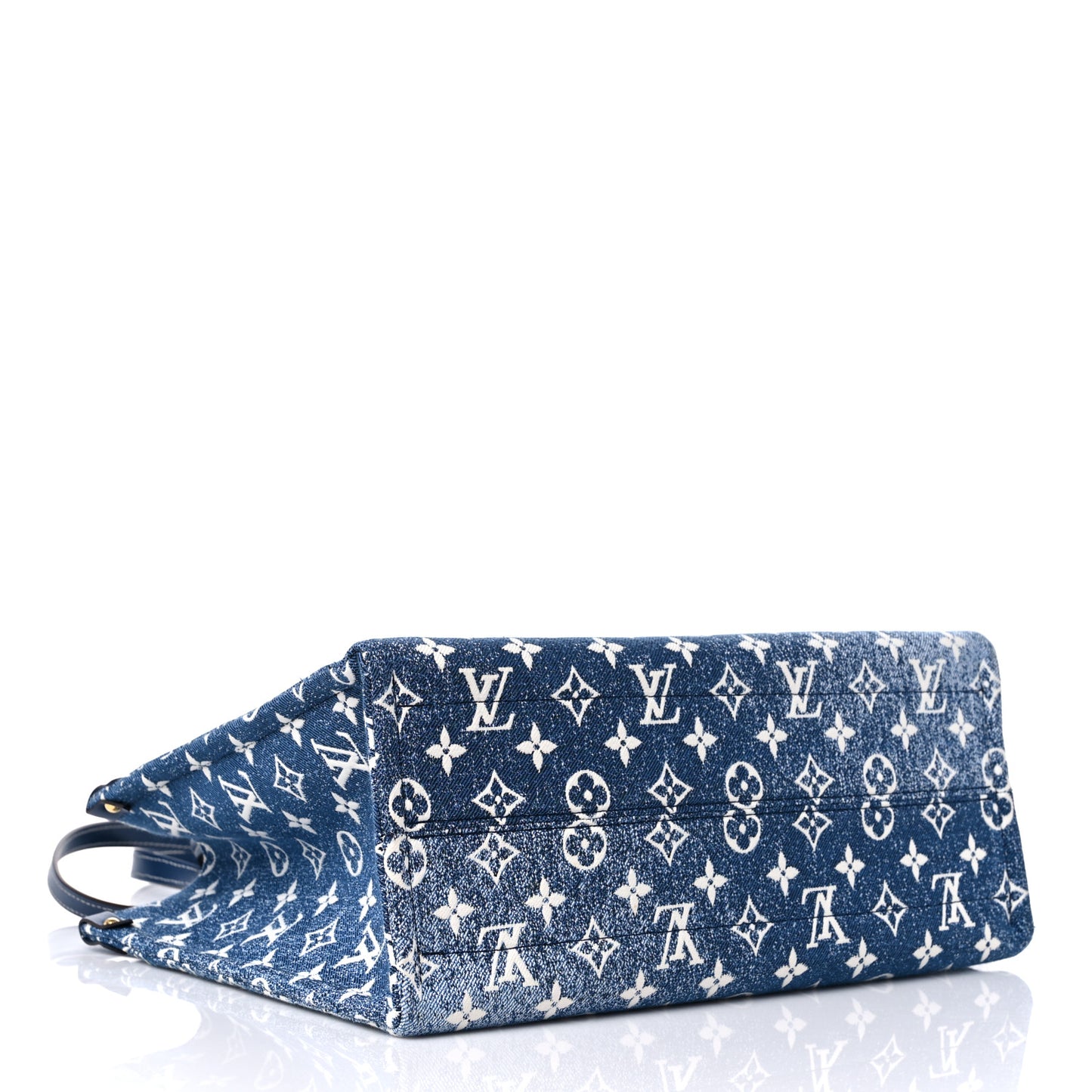 Monogram Jacquard Denim Onthego MM Bleu