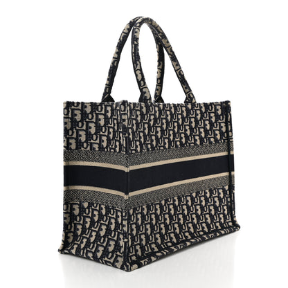 Christian Dior Oblique Medium Book Tote Blue Multicolor 3 of 10
