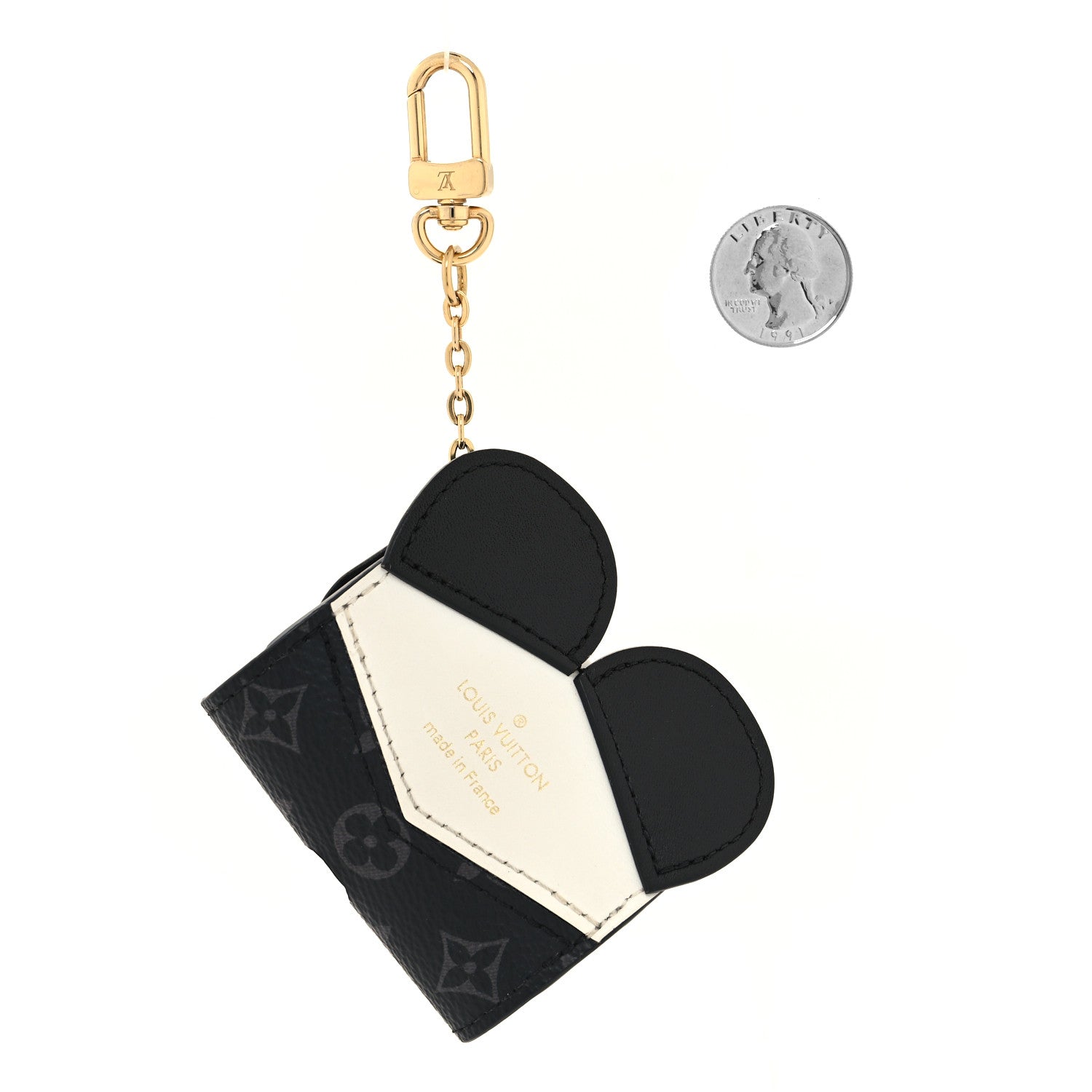 Louis Vuitton Monogram Eclipse Panda Earpods Case 2 of 4