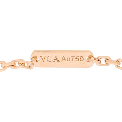 Van Cleef & Arpels 18K Rose Gold Carnelian Onyx Lucky Spring Open Wing Lady Bug Bracelet 5 of 7