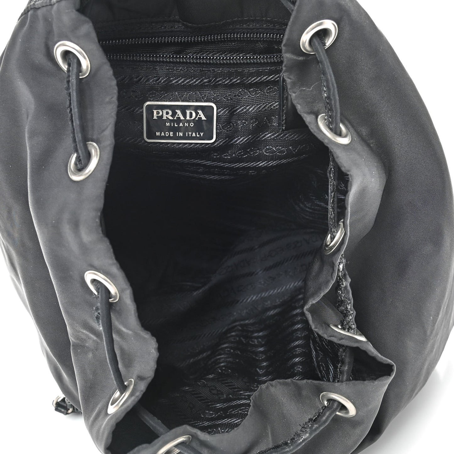 Tessuto Nylon Backpack Black