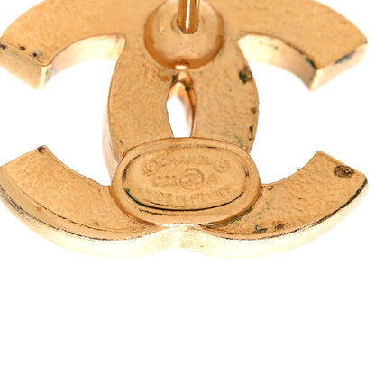 Chanel Pearl Studded CC Earrings Gold 4 of 8