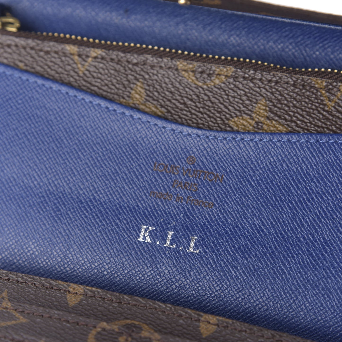 Monogram Josephine Wallet Blue