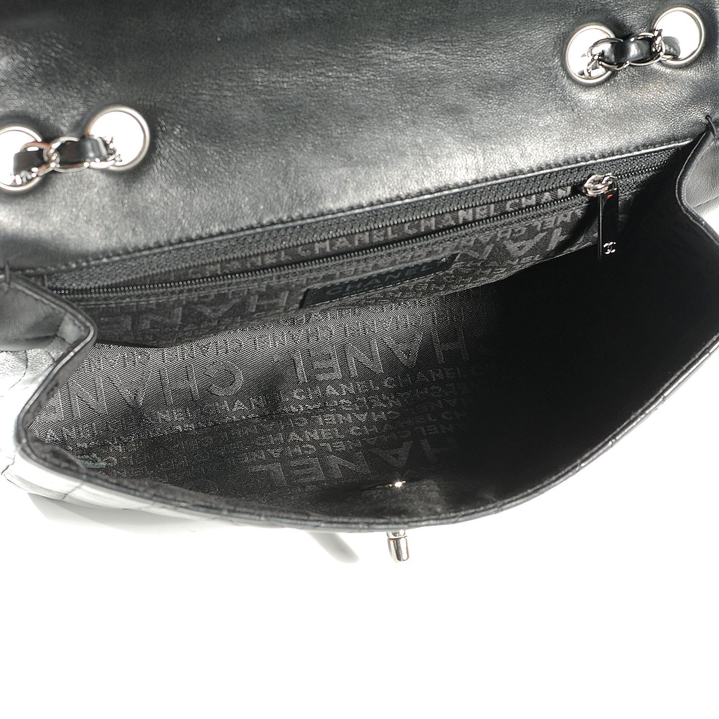 Lambskin Medium Flap Black