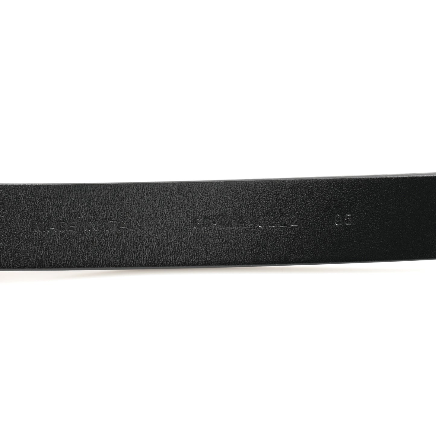 Calfskin Saddle Belt 95 38 Black
