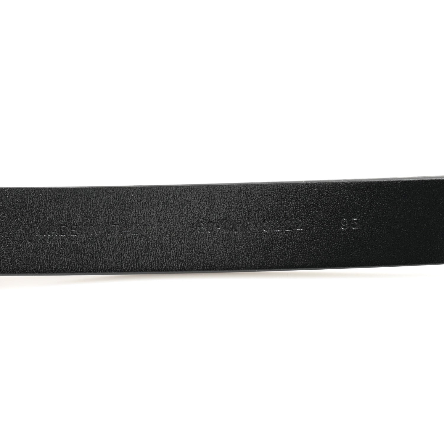 Christian Dior Calfskin Saddle Belt 95 38 Black 4 of 7