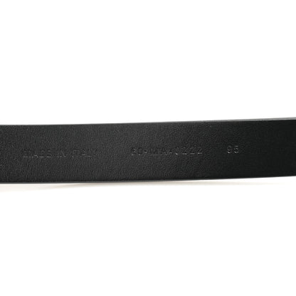 Christian Dior Calfskin Saddle Belt 95 38 Black 4 of 7