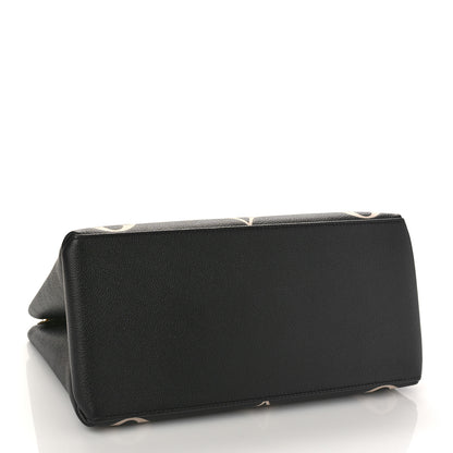 Louis Vuitton Empreinte Monogram Giant Petit Palais Black Beige 4 of 8