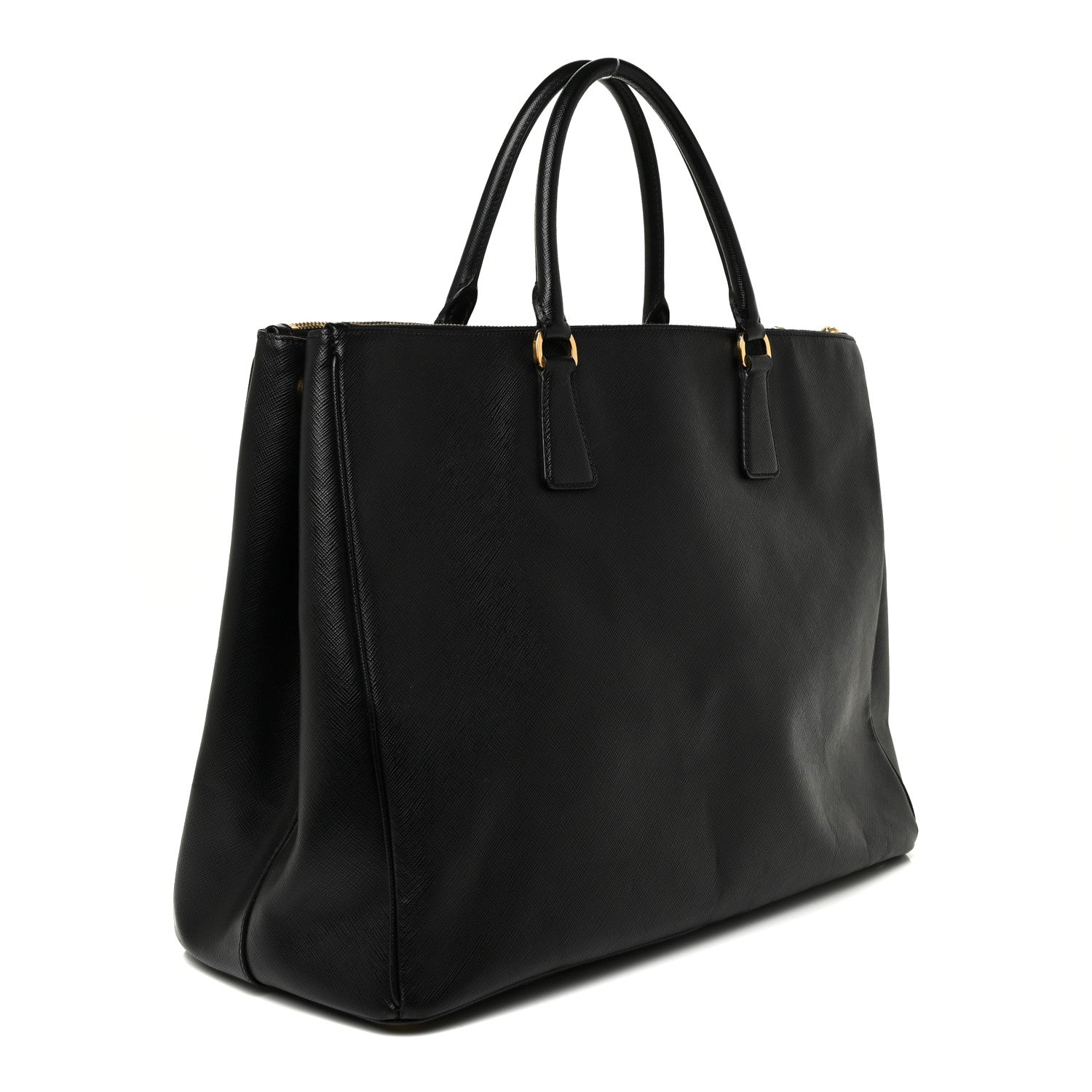 Prada Saffiano Large Galleria Double Zip Tote Black 3 of 18