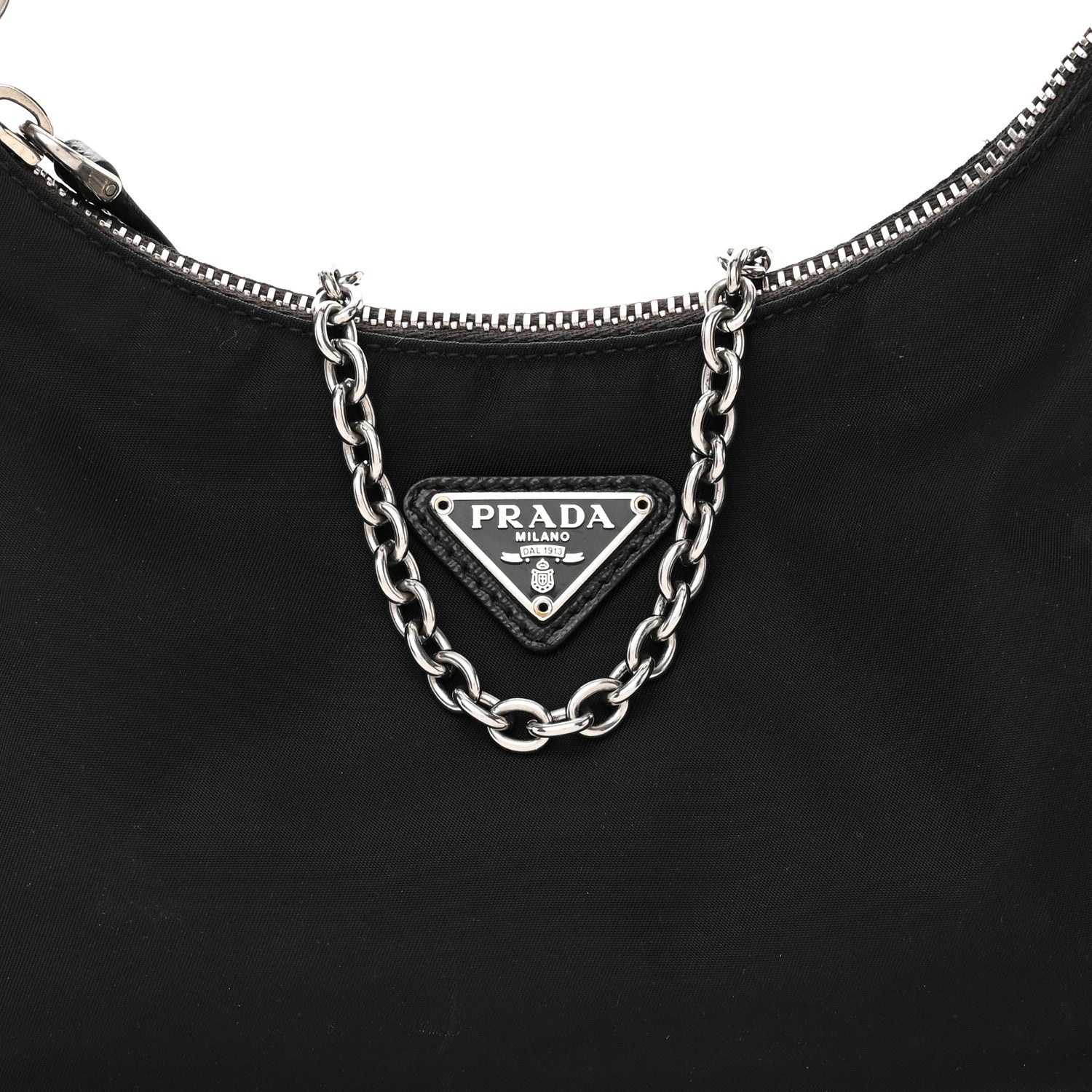 Prada Nylon Re-Edition 2005 Shoulder Bag Black 8 of 11