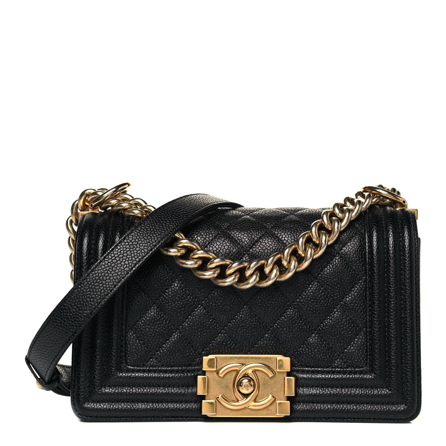 Chanel Caviar Quilted Small Boy Flap Black 1 of 11