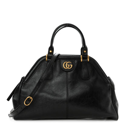 Gucci Calfskin Medium Re(Belle) Top Handle Bag Black 1 of 10