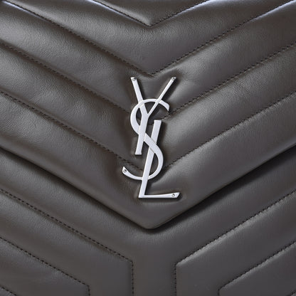 Saint Laurent Calfskin Y Quilted Monogram Medium Loulou Chain Satchel Faggio 9 of 11