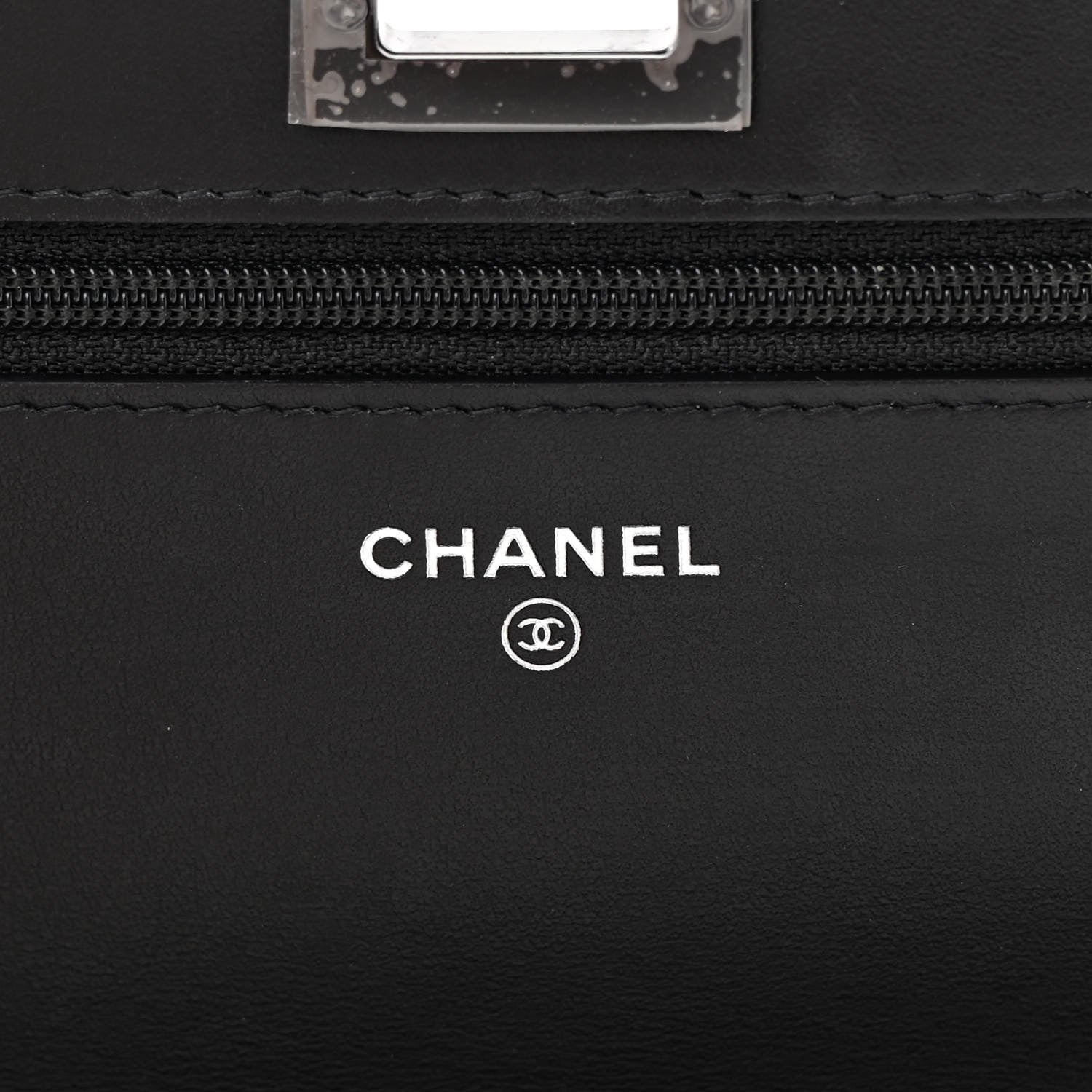 Chanel Aged Calfskin Quilted Reissue Wallet On Chain WOC So Black 6 of 13