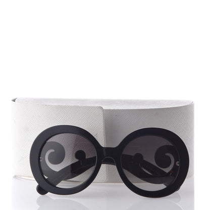 Prada Baroque Sunglasses SPR 27N Black 7 of 7