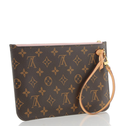Louis Vuitton Monogram Neverfull MM GM Pochette Rose Ballerine 3 of 8