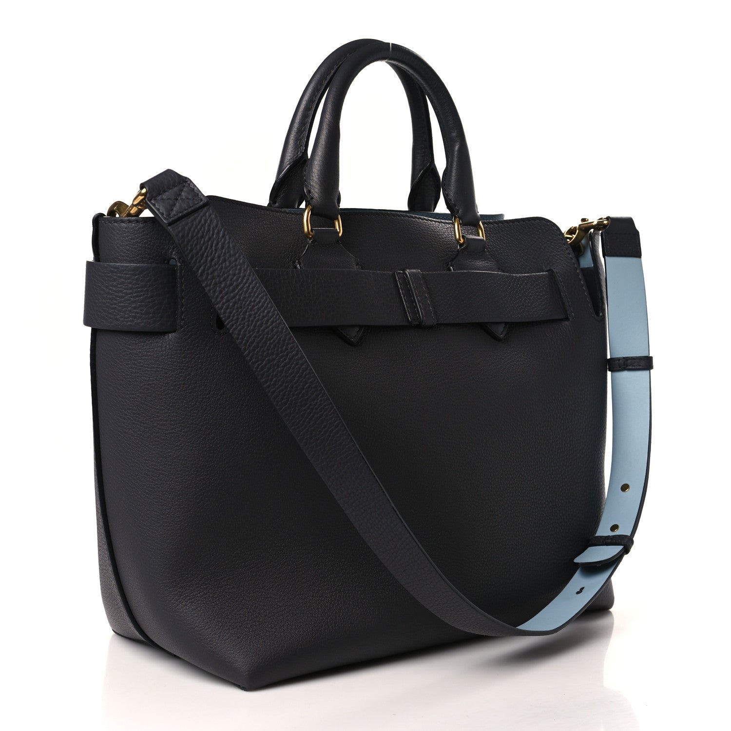 Burberry Soft Grain Calfskin Medium Belt Bag Marais Charcoal Grey 3 of 9