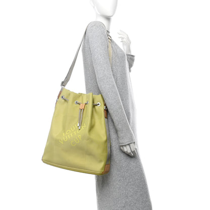 Louis Vuitton Damier Geant Americas Cup Volunteer Bag Yellow 2 of 13