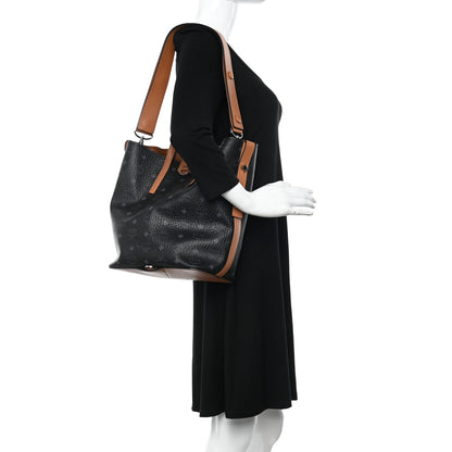 MCM Visetos Small Gunta Shopper Black 2 of 11