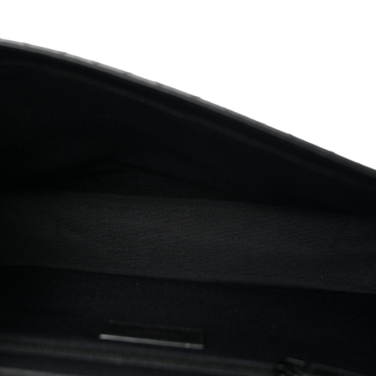 Saint Laurent Grain De Poudre Textured Mixed Matelasse Large Triquilt Monogram Monochrome Satchel Black 5 of 13