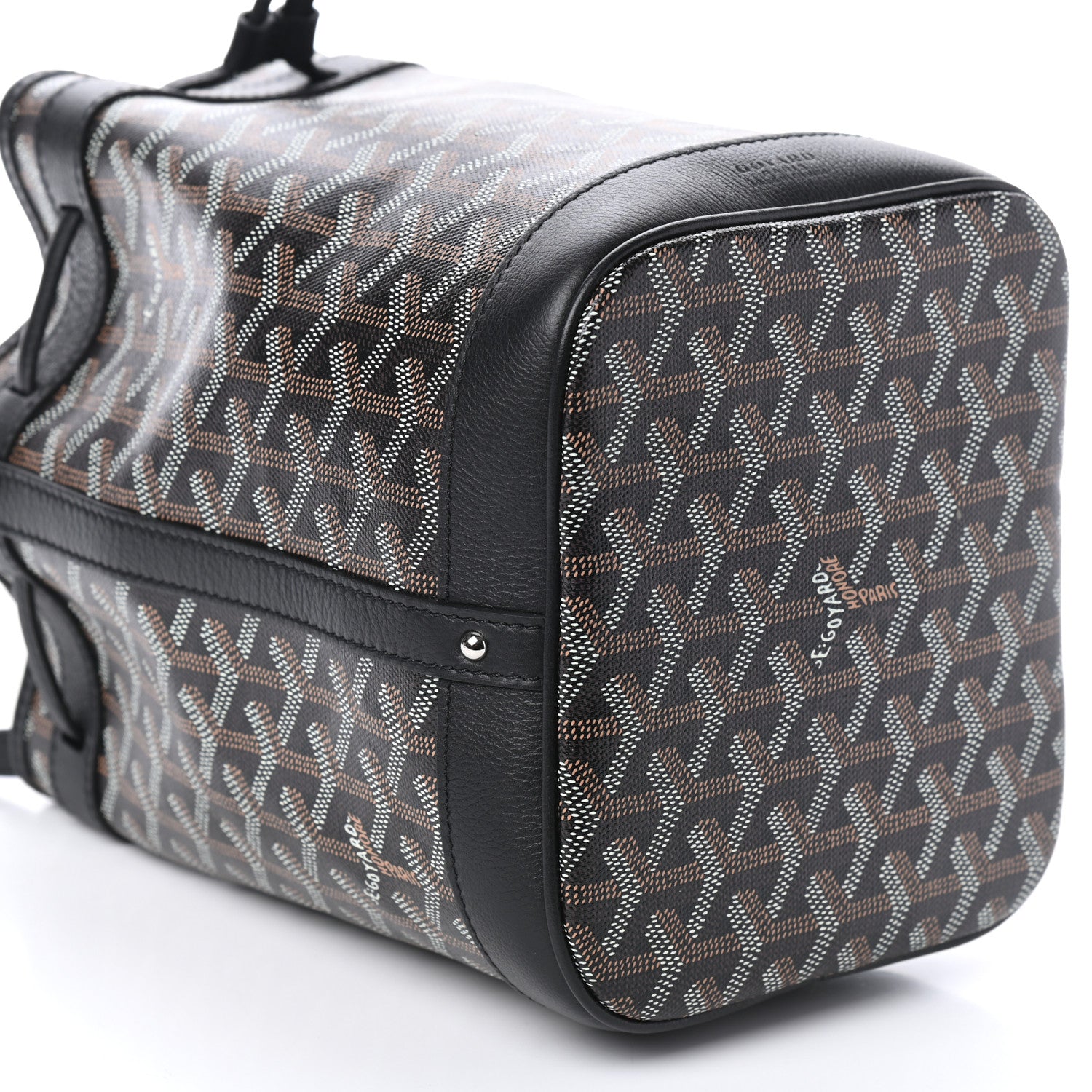 Goyard Goyardine Petit Flot Bucket Bag PM Black 8 of 9
