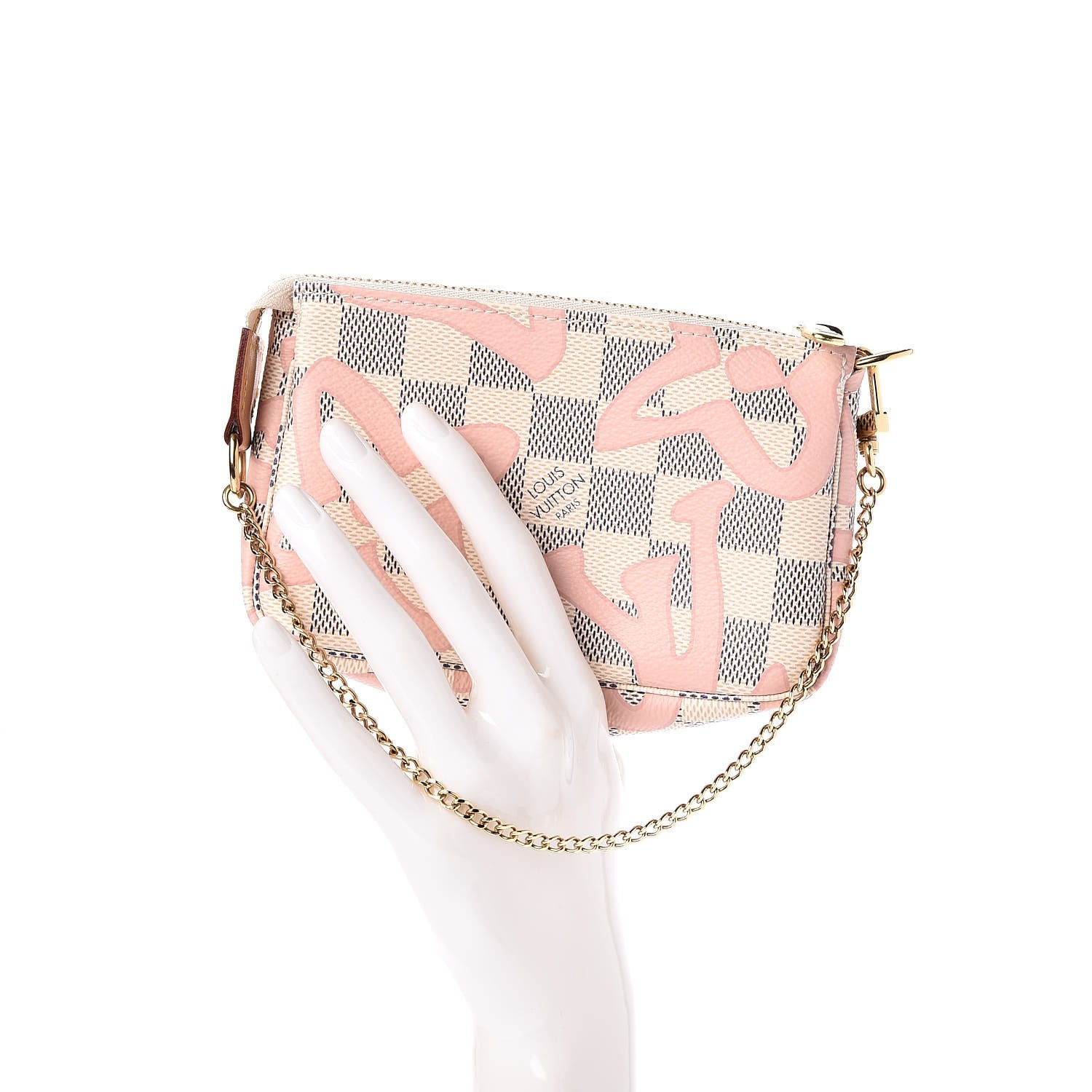 Louis Vuitton Damier Azur Tahitienne Mini Pochette Accessories 2 of 8