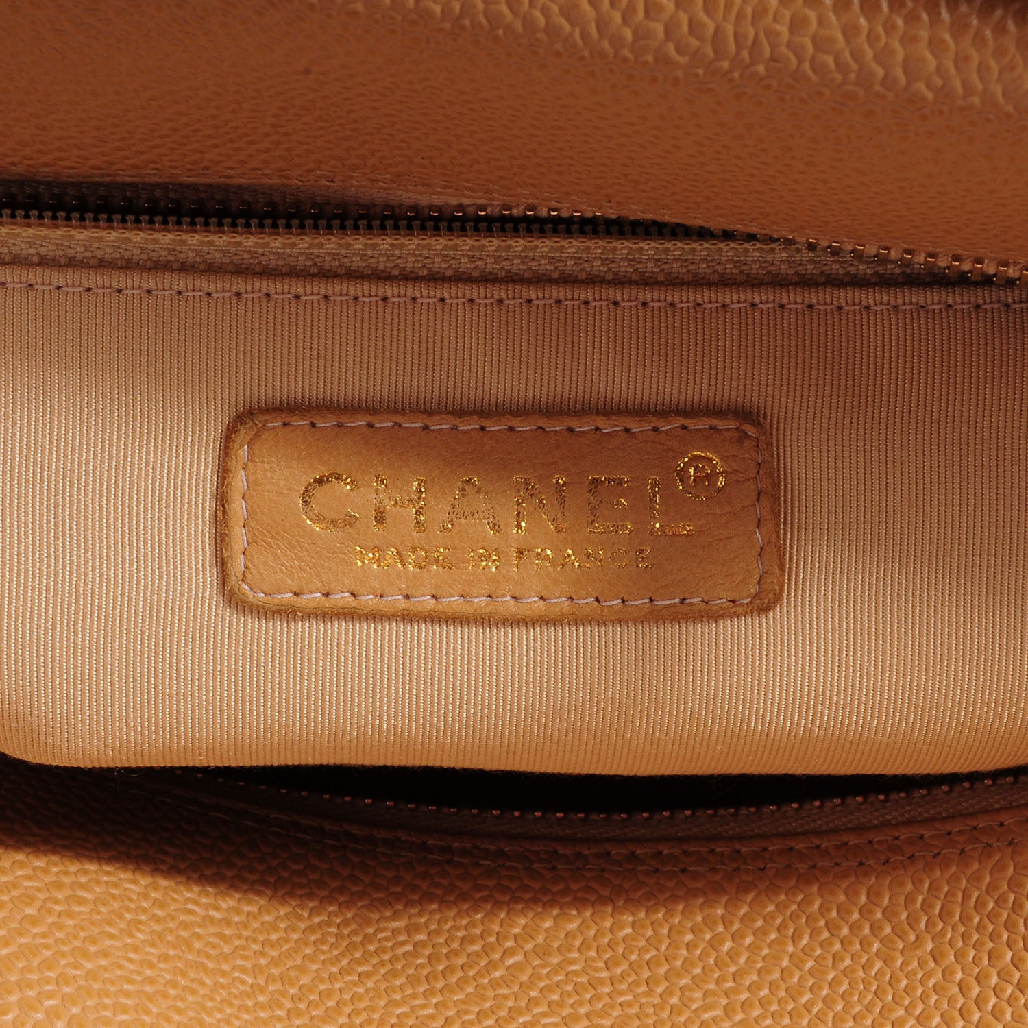 Chanel Caviar Quilted Grand Timeless Tote GTT Beige 6 of 8