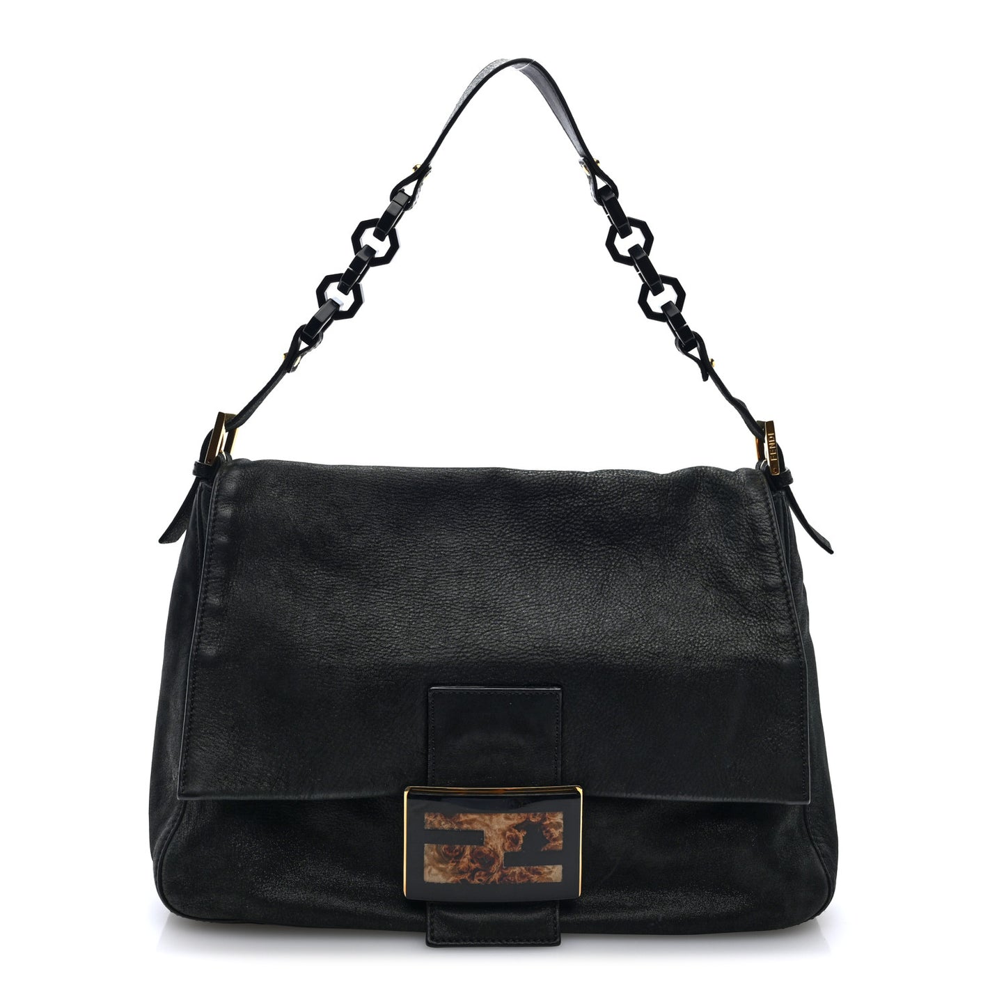 Vitello Savana Big Forever Mama Baguette Dark Brown