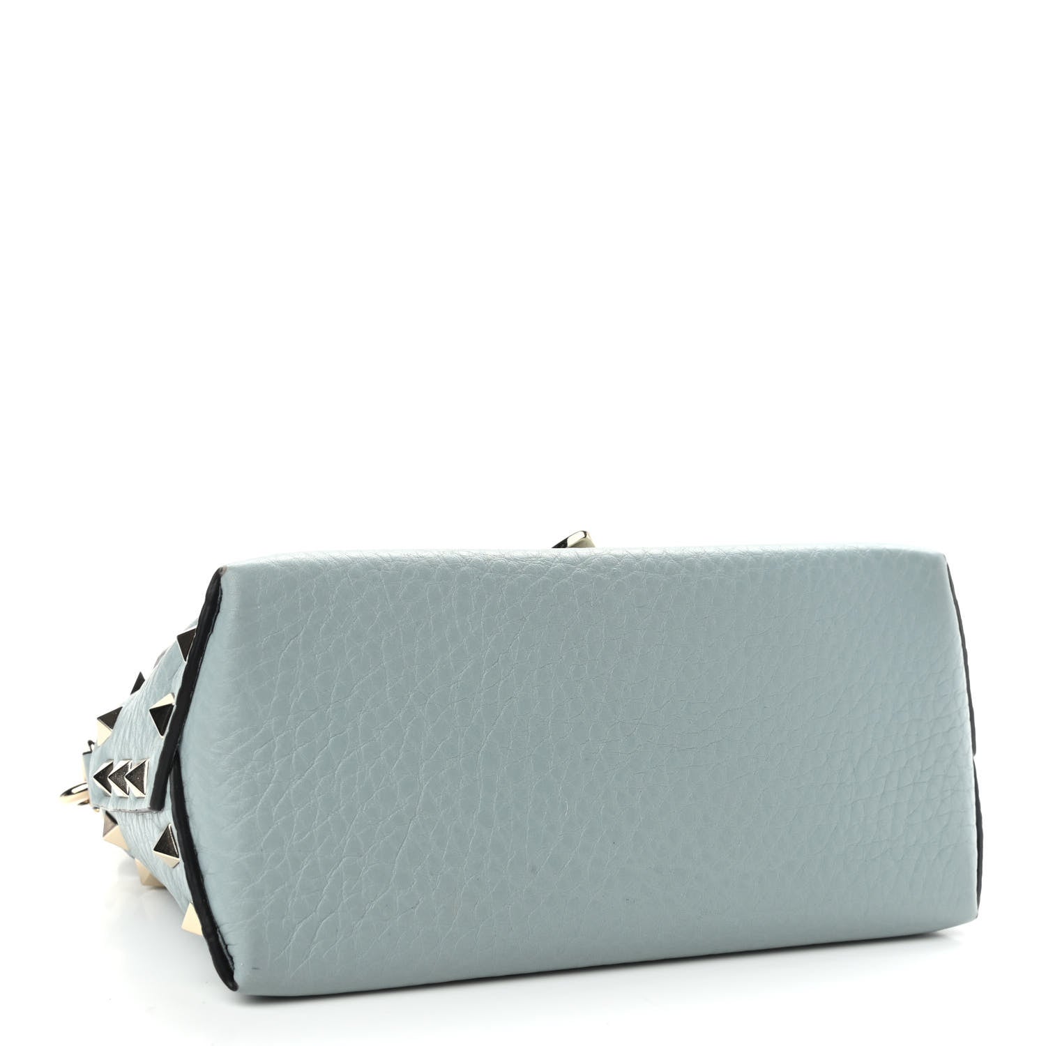 Valentino Garavani Pebbled Calfskin Mini Rockstud Crossbody Bag Nube 4 of 9
