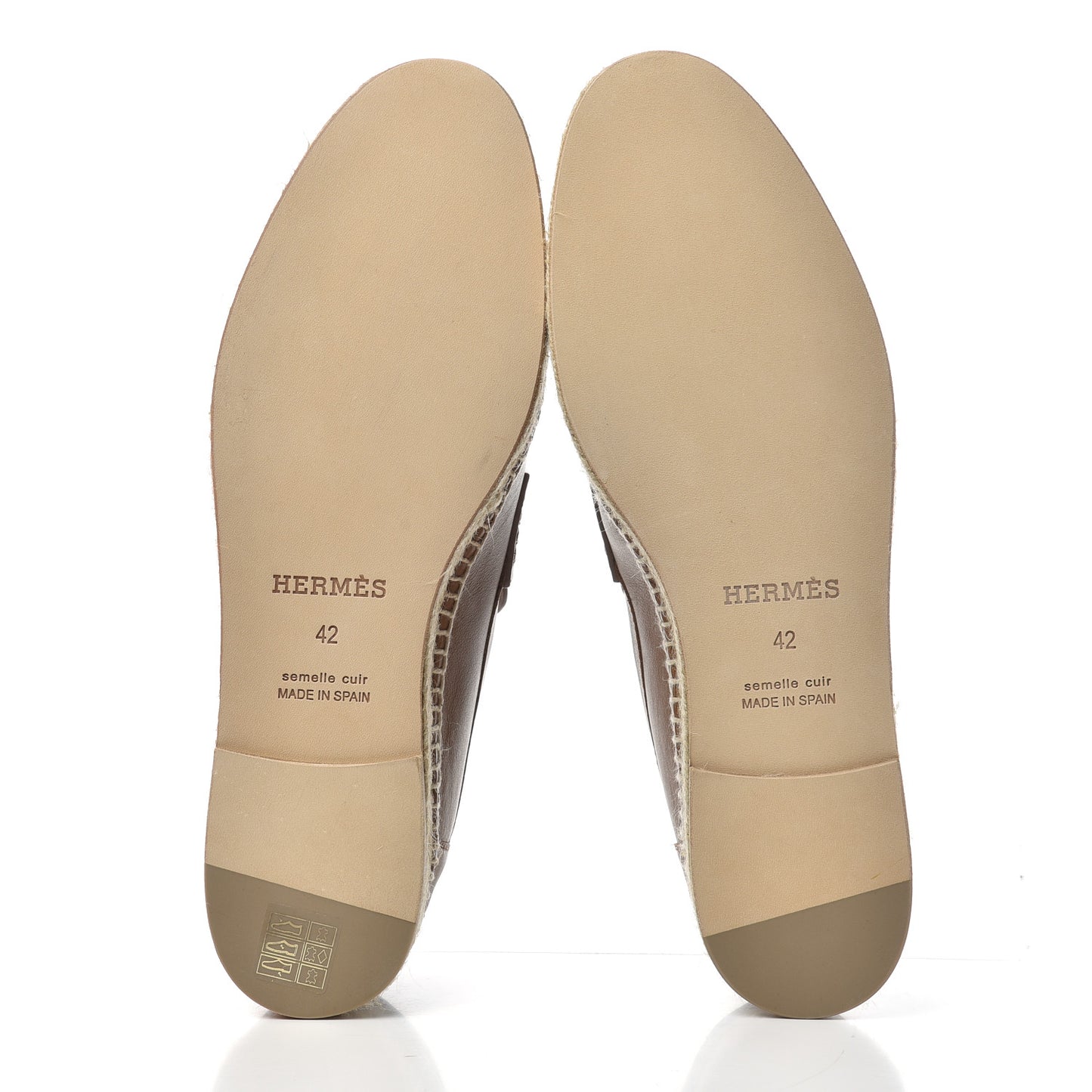 Calfskin Mens Trip Espadrilles 42 Naturel Safari