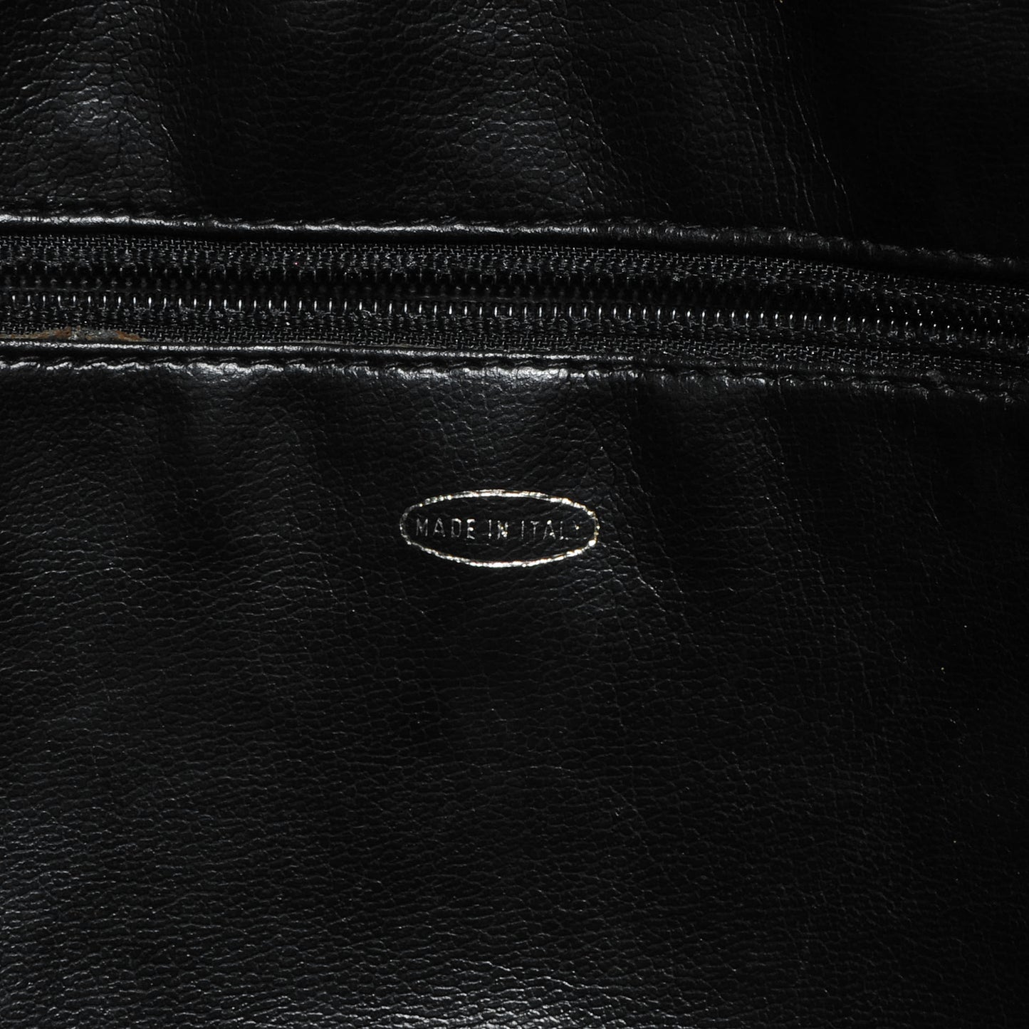 Lambskin Coated Canvas Vertical Quilted Camera Bag Black