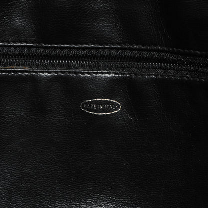Chanel Lambskin Coated Canvas Vertical Quilted Camera Bag Black 6 of 7