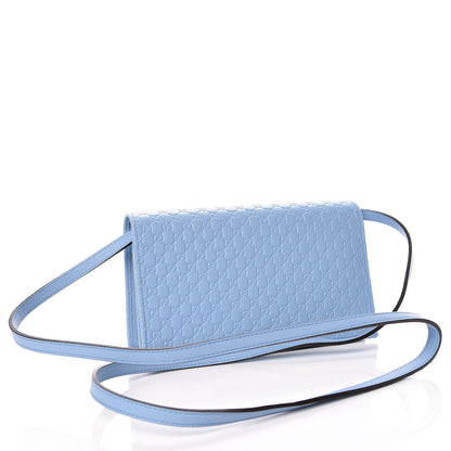 Gucci Microguccissima Crossbody Wallet Mineral Blue 3 of 9