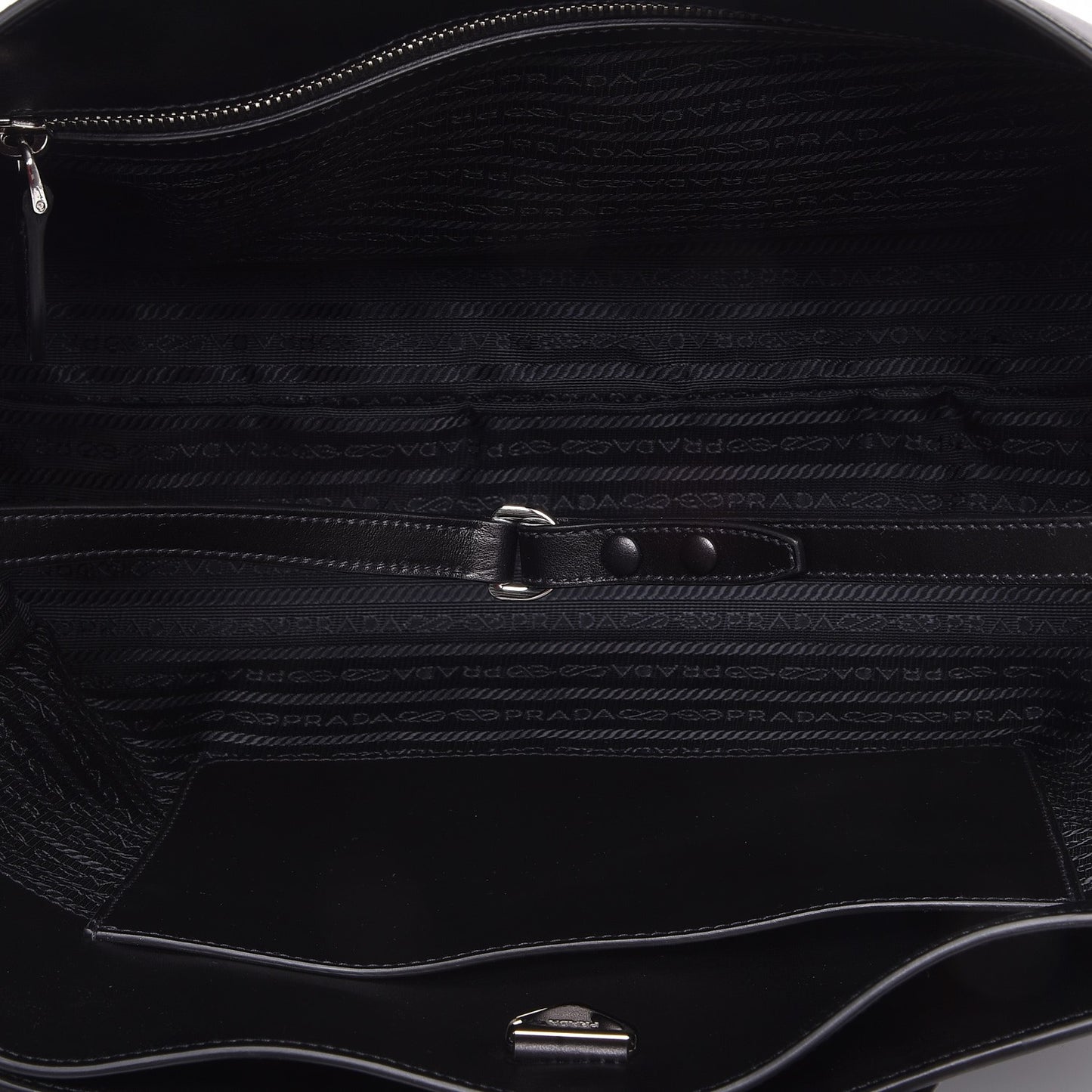 City Calf Tote Nero Black