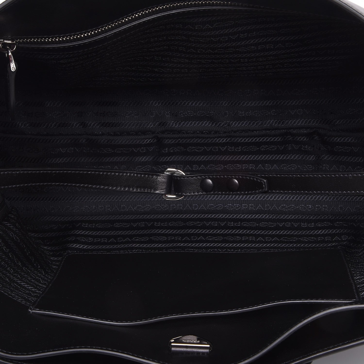 Prada City Calf Tote Nero Black 5 of 8