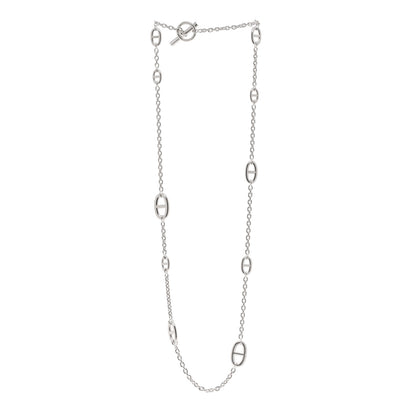 Hermes Sterling Silver Farandole Necklace 80 3 of 4