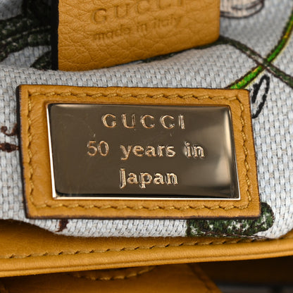 Gucci Calfskin Small Bamboo Shopper Tote Yellow 12 of 14